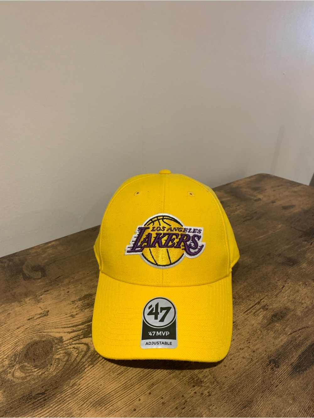 NBA Los Angeles Lakers Bright Yellow Adjustable Cap